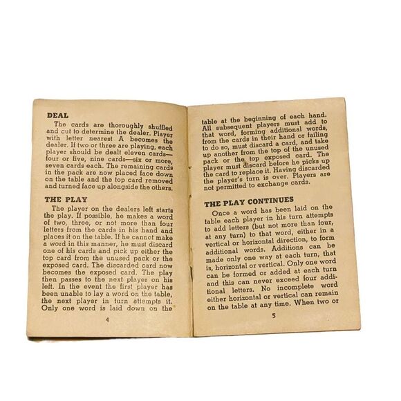 Vintage 1938 LINGO Crossword Game by All Fair Inc. - Picture 10 of 16